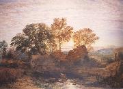 Samuel Palmer The Watermill painting
